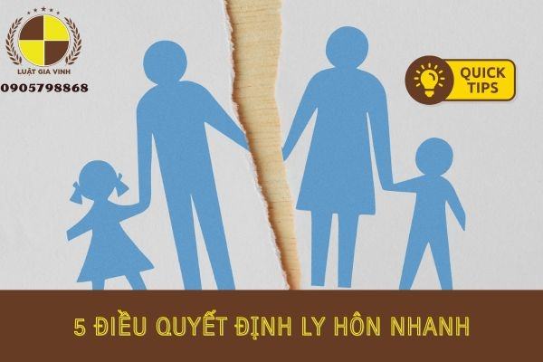 5 điều quyết định ly hôn nhanh